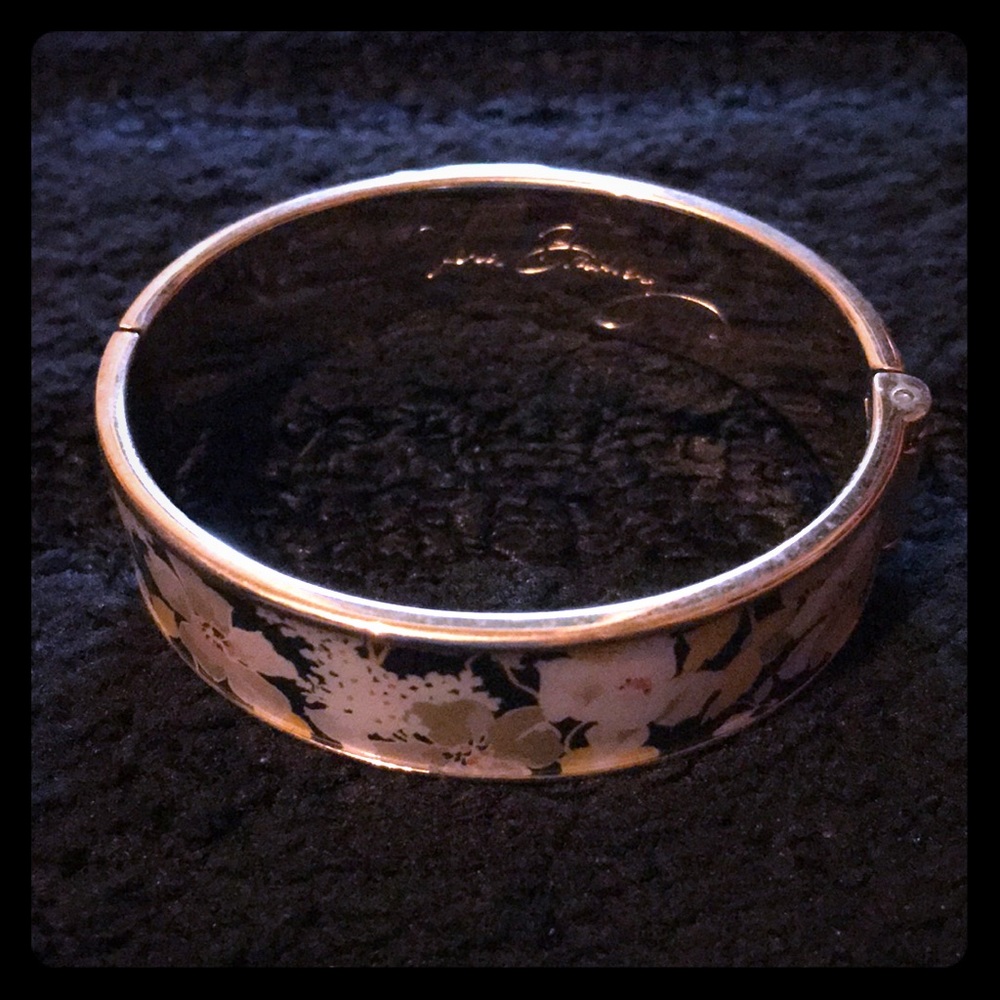 Navy, yellow & gold Vera Bradley bracelet